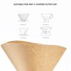 Single-use coffee filter paper bag, conical filter 2-4 cups natural drip coffee filter paper filter, making tool accessories