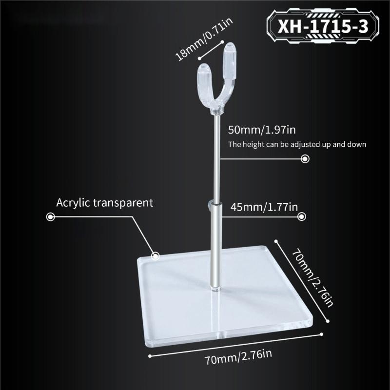 Height Customizable Doll Support Stand Stable Crotch Support Mechanism MultiPurpose Model Figure Display Holder Base
