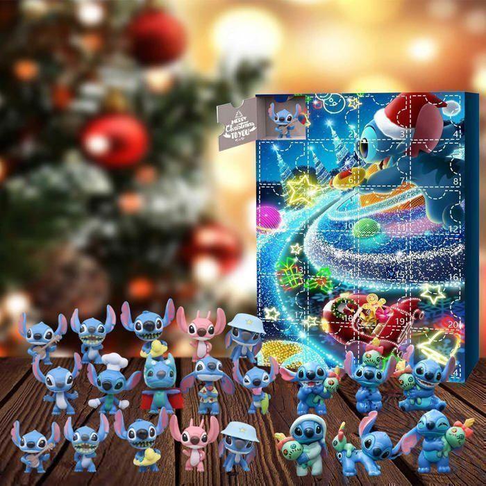 Stitch Calendrier de l'avent de Noël 2025 : Calendrier de l'Avent de Noël Idéal de 24 Jours - Cadeau pour Les Enfent