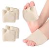 Silicone Gel Half Insoles Women Men Metatarsal Pads Heels Half Honeycomb Breathable Shoe Relief Moisture Wicking Forefoot Pad