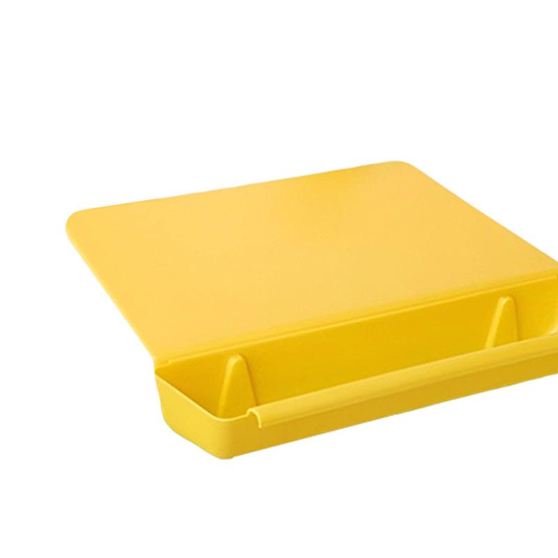 

2in1 Anti Slip Cutting Board Double-Sided Usable Fruit Vegetable Board Detachable Thick Food Container With Slot Self-Adhesive