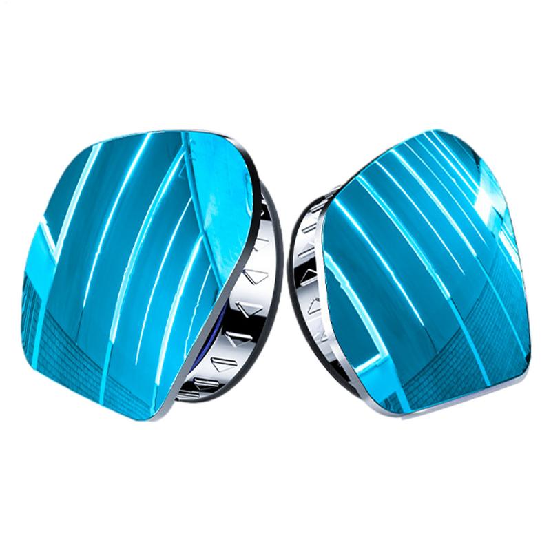 

Frameless Blindspot Mirror 2pcs Wide-angle Car Rearview Auxiliary Mirrors 360 Degree Adjustable mini Mirrors for Car Reverse United States