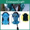 Svítící Avatar Pokrývka hlavy Halloweenská Maska Ideální pro Cosplay a Karnevaly