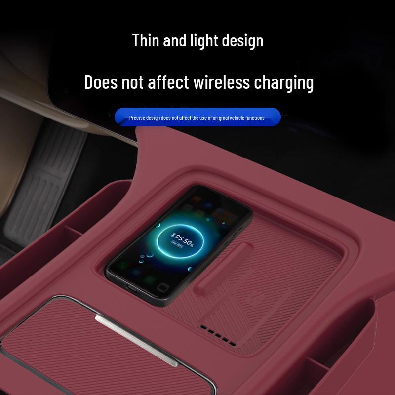 Nio ES8 Central Control Wireless Charging Silicone Pad with Pocket Protection – Fits 26 Models