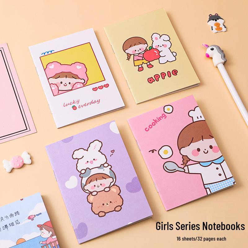 Korean Cartoon Soft Cover Notebook for Kids - Ideal As a Kindergarten or Primary School Prize or Gift
