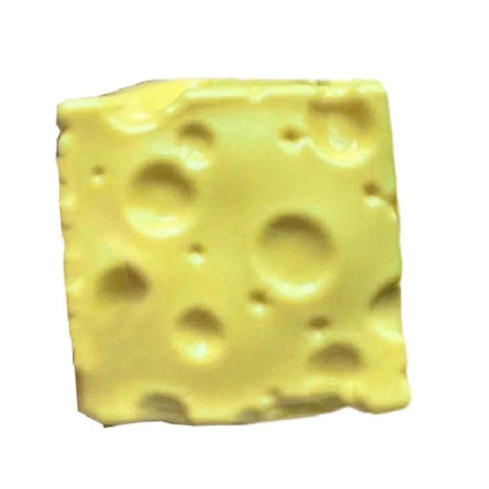Realistic Cheese Pinch Anxiety Relief Cheese Stress Ball Sensory Toy Squishy Toy  Stress Relief Square