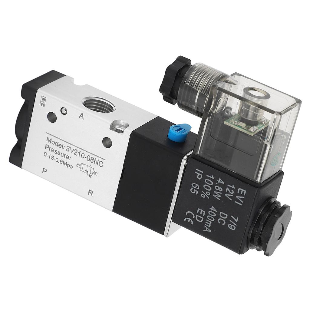 14in NPT Pneumatic Solenoid Valve 2 Position 3 Way IP65 Air Powered Solenoid Valve DC12V