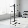 Single-sided Balance Ball Storage Rack Four Tier Freestanding for Training Rooms