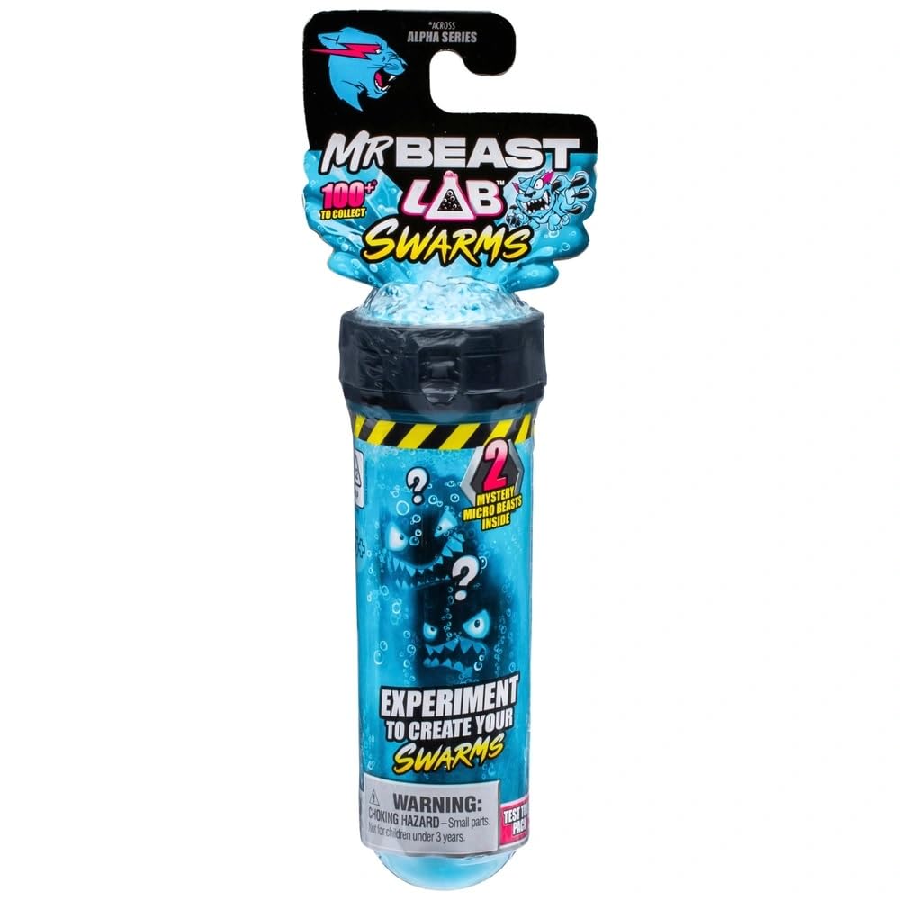 

MrBeast Lab Swarms Test Tubes 2 Pack Игрушки для коллекционирования роя синий