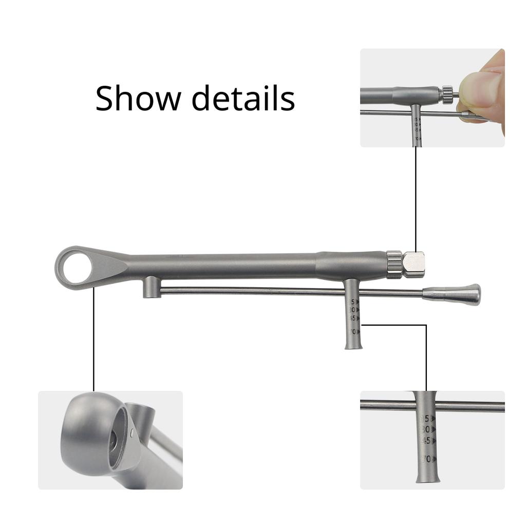 1SET Zahnimplantat Drehmomentschlüssel Schraubendreher Prothetik-Kit 10-70NCM Ratsche Schraubendreher Zahnmedizin Implantat Reparaturwerkzeuge LMM 3