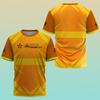 New Men's And Women's Tennis Shirts Professional Outdoor Training T Shirt Badminton Clothing Sports Fitness Flower Sleeve Tops