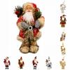Cute Standing Santa Doll 12 Inch Christmas Ornament Durable Santa Claus Doll  Christmas Gifts