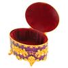 Metal Jewelry Box Vintage Zinc Alloy Decorative Easy To Maintain Keepsake Box for Necklace Earring