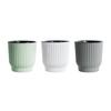 Self Watering Pots for Indoor Plants Plastic Wicking Flower Pots Modern African Violet Planter with Reservoir And Wick Rope