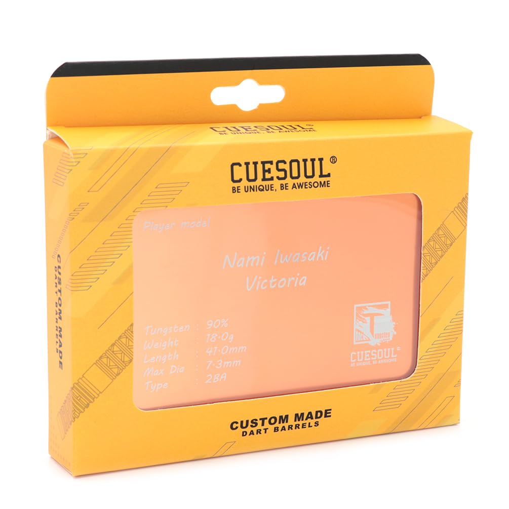 CUESOUL 2BA Soft Tip Tungsten Set of 3 90% Barrels, (CSDP-BS038)