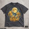 Three Golden Retriever Moon Shirt, Funny Golden Retriever Tee, Vintage Golden Dog Tshirt, Cute Retriever Lover Gift, Golden Mom Shirt