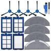 For RoboVac X8 Hybrid Robot Vacuum Cleaner HEPA Filters Side Brush Mop Cloth Replacement Parts