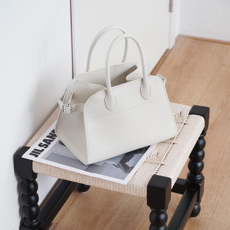 

Haute couture steel hardware Margaux10 large capacity tote bag light luxury fashion leather women handbag shoulder bag 25*18*19cm