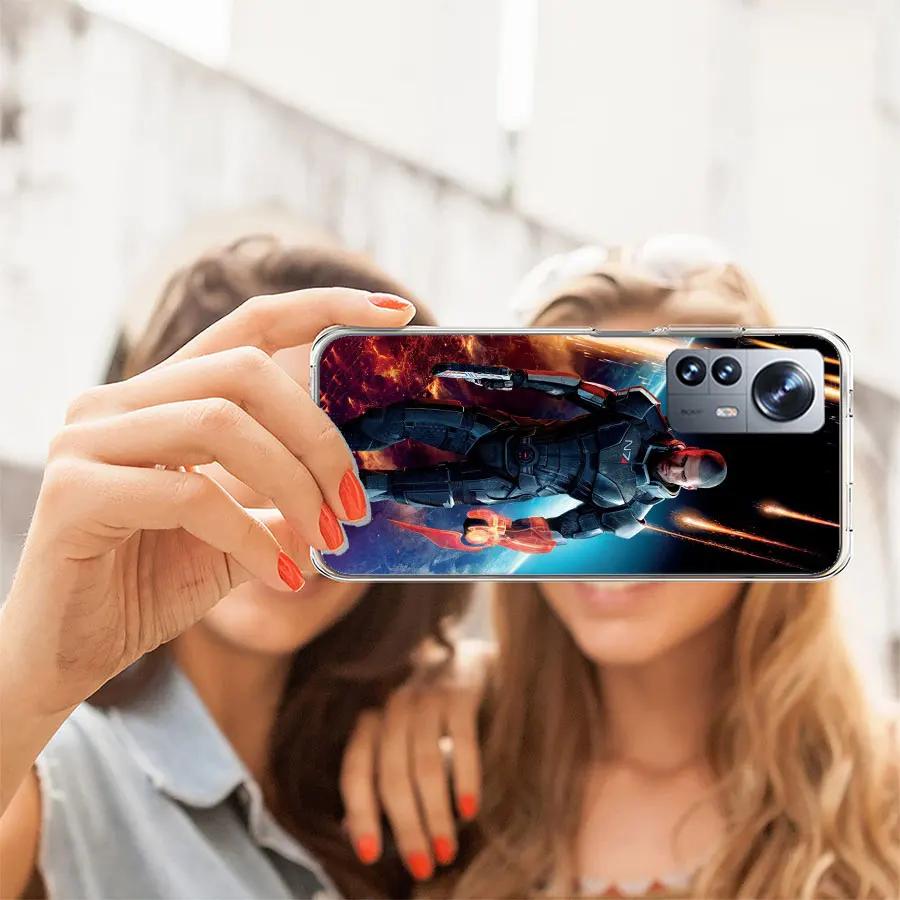 N7 Mass Effect Phone Case For Xiaomi Poco X3 NFC X4 GT M3 M4 M5 M5S X7 X6 X5 F6 Pro F5 F4 Mi F3 F2 Cover TPU Capa Coque Clear Pa