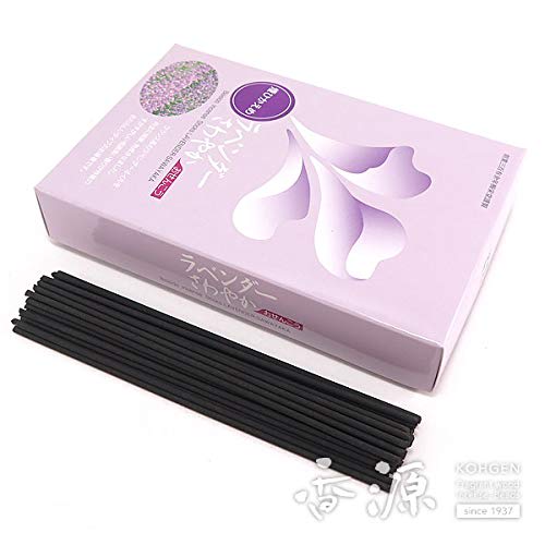 Kohgen Kohbunboku Baieido Incense Sticks, Lavender Refreshing, Flat Loose Pack