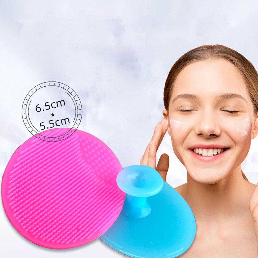 Soft Silicone Face Cleansing Brush Beauty Facial Washing Pad Exfoliating Blackhead Deep Cleaning Massage Brushes Face Care Tool