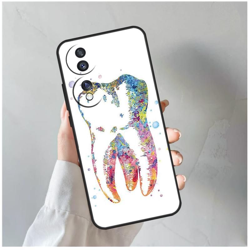 The Dentist Tooth For Honor Magic 8 5 6 7 Pro Case For Honor 200 400 70 90 Lite X8c X8b X9a X9b X9c X9d Win RT