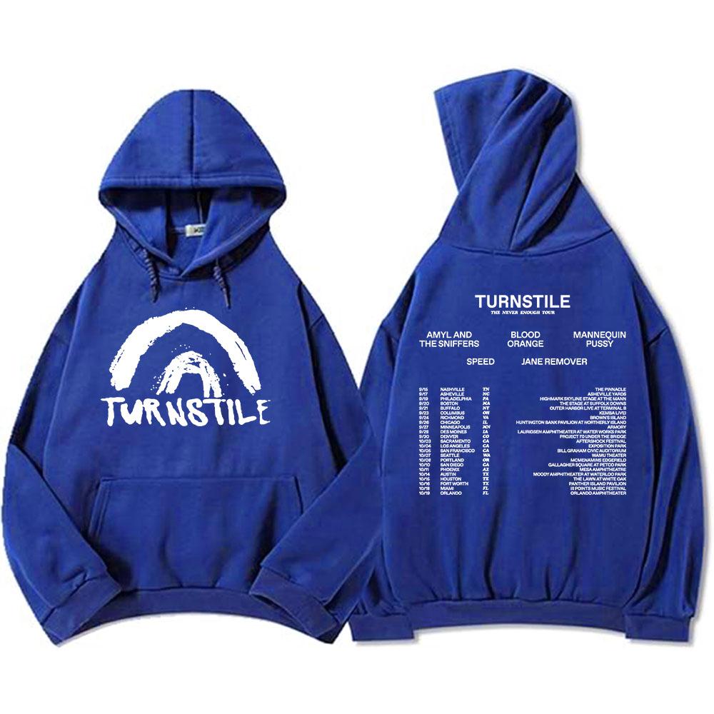 

Худі The NEVER ENOUGH Tour 2025 Turnstile Рок-гурт З принтом Толстовка Вільний Фліс Осінньо-зимові Пуловери Чоловічий Одяг Топ XS