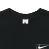 Nike Stussy Logo Graffiti Print Round Neck Short Sleeve T-Shirt Unisex Tops Black CU9256-010