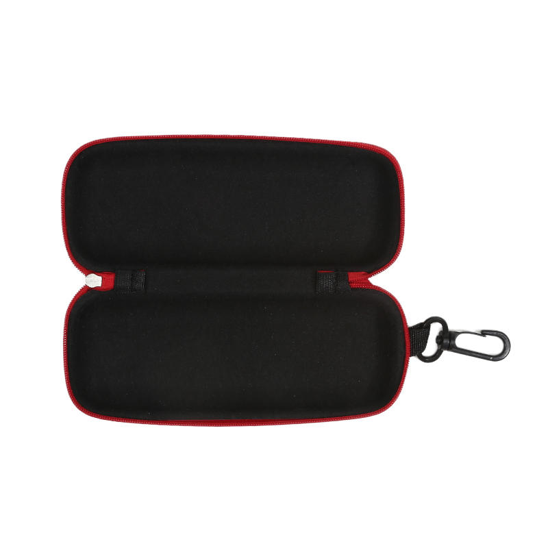 1PC Portable Eyewear Cases Cover Sunglasses Hard Case For Women Men Glasses Box With Lanyard Zipper Eyeglass Cases Protector