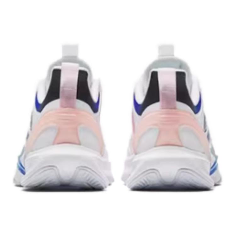 Anta Kids Fabric Comfortable Versatile Shock Absorption Support Lightweight Rebound Low-Top Running Shoes Kids Running Shoes White 322435503-7