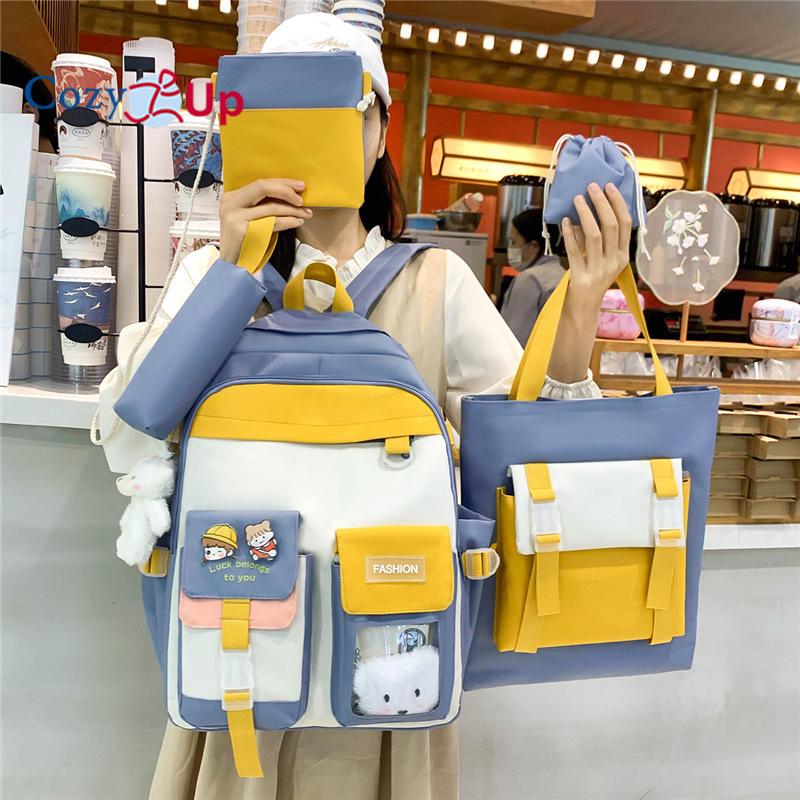 Комбинированный рюкзак для студентов колледжа — фото 6