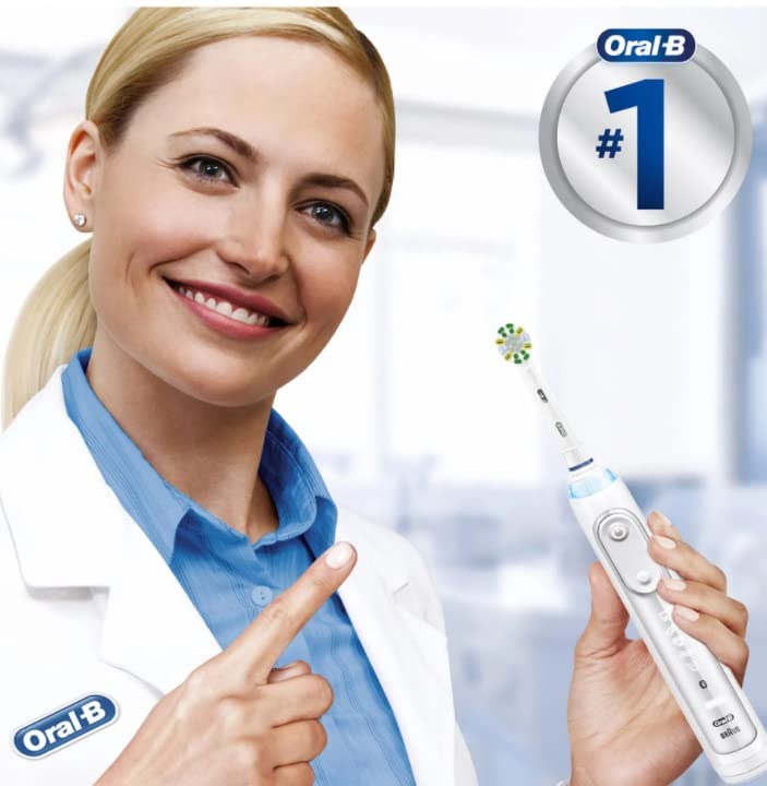 Braun Genuine Replacement Brush Set with Interdental Color Pack of 6 Tiefenreinigung Oral-B Wipers, Signal, (International Name CleanMaximiser)