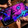 Dark Fantasy Eye Mouse Pad Magic Gathering Playmat 24"X14" MTG TCG Office Desk Mat for Work Game PC Laptop Rug Carpet MousePads