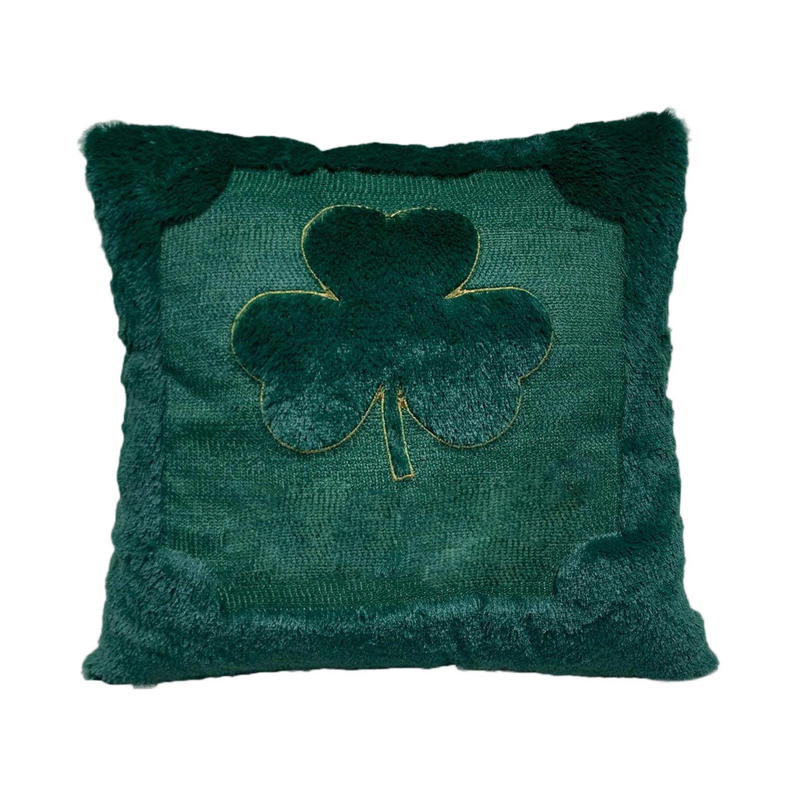 

Green Embroidered Pillowcase, High-end Sofa/bedside Cushion Cover (pillow Insert Not Included) One Size зелений