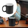 Farbwechselnde Tasse Keramik Kaffee Tee Hitzempfindliche Tasse Keramiktasse für Heißgetränke Latte Cappuccino Getränk