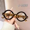 Fashion Round Frame Youthful Reading Glasses Women Fashionable High-Quality Personalized High-Definition Anti Blue Light Glasses