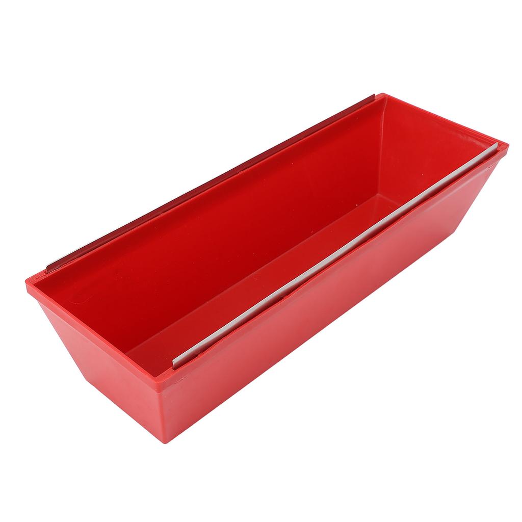 14 Inch Drywall Mud Pan with Sheared Edges ABS Plastic Plastering Mud Tray for Mixing Cement Mortar