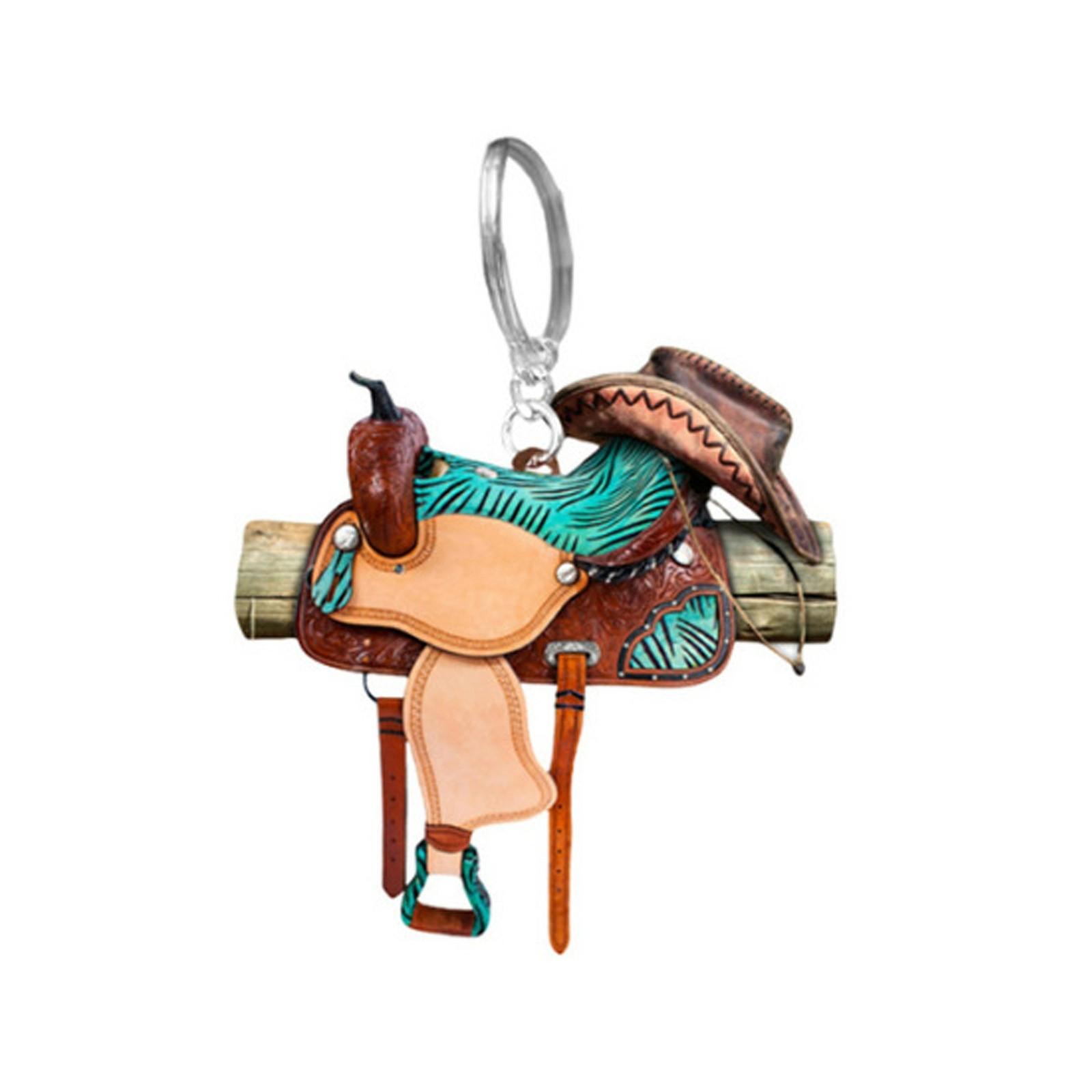 (Куниде) Брелок для ключей в виде седла — фото 7