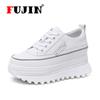 Fujin Summer Spring Autumn Sock Comfy Platform Sneakers Knitting Running Breathable Comfortable Women Shoes Chunky Ins Women Shoes Female Girls