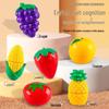 Rainbow Color Cuttable Fruits & Vegetables Toy for Shape and Color Recognition, Fine Motor Skills Development
