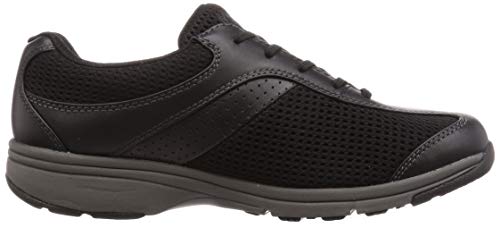 ASAHI Medical Walk Walking Shoes, Zipper, Medical Walk MS-L, Women's, Black, Size 24.0 cm, 4E