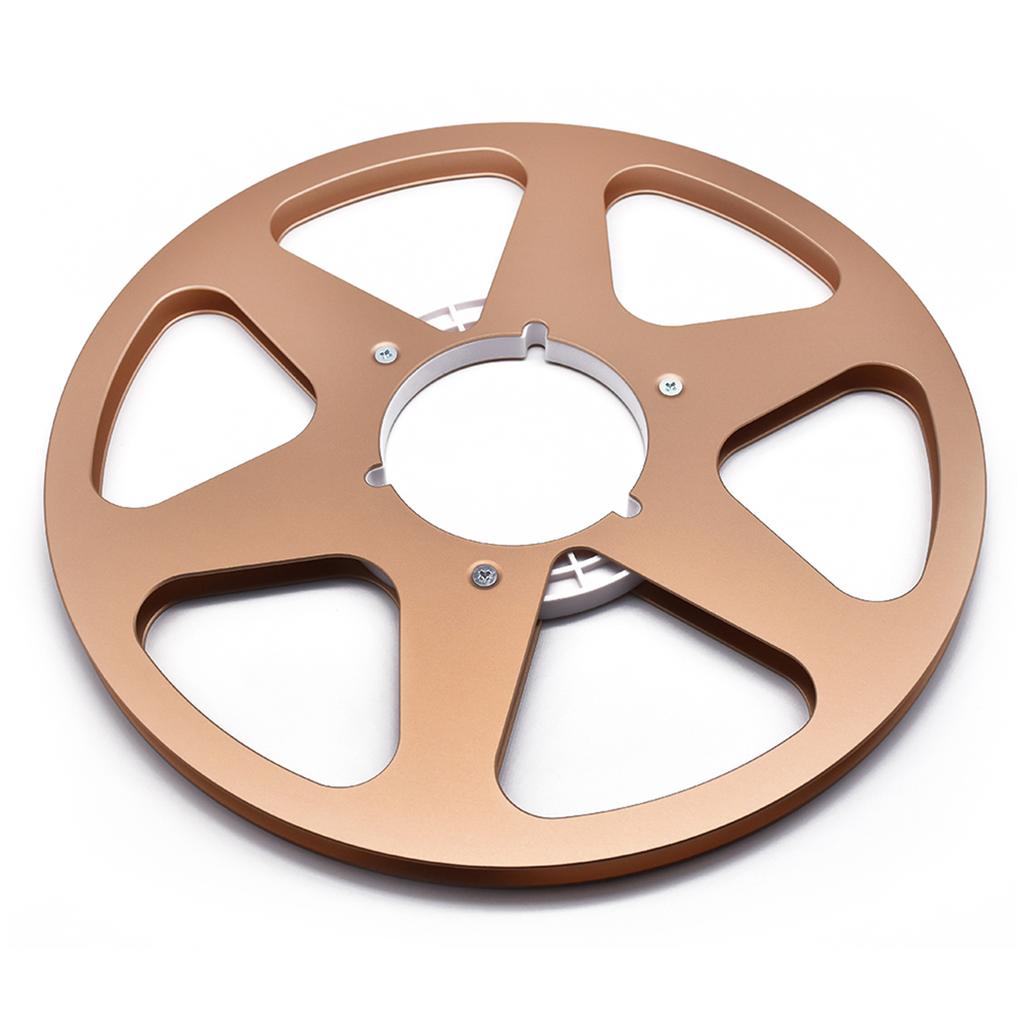Aluminum 6 Hole Reel 10.5Inch Empty Tape With Nab Hub Disk For Studio Equipment Box Packaging