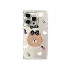 Clear Square Back Tube Case Protection For iPhone 12 11 15 Plus 13 14 Pro Max 16 ProMax Anti-Oxygen,Big Head Bear Pattern Casing