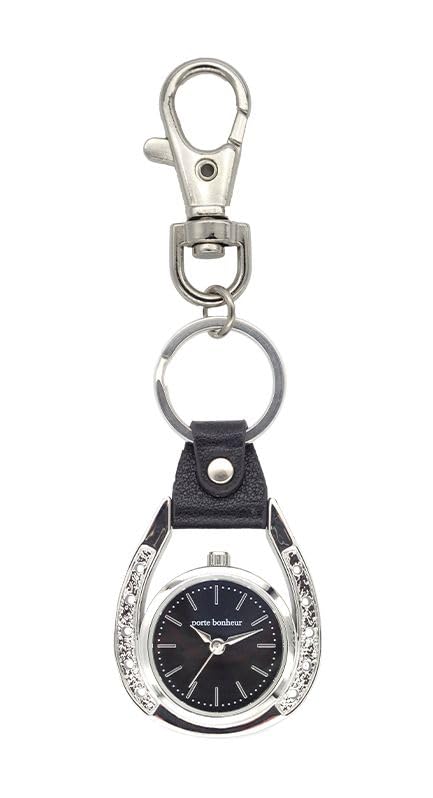 [Подписка] Porte Bonheur Подвеска-подкова Карманные часы N03124A-0 Черный Женские