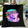 Jojo's Bizarre Adventure  Anime Soft Plush Blanket,Flannel Blanket Throw Blanket for Living Room Bedroom Bed Sofa Picnic Cover