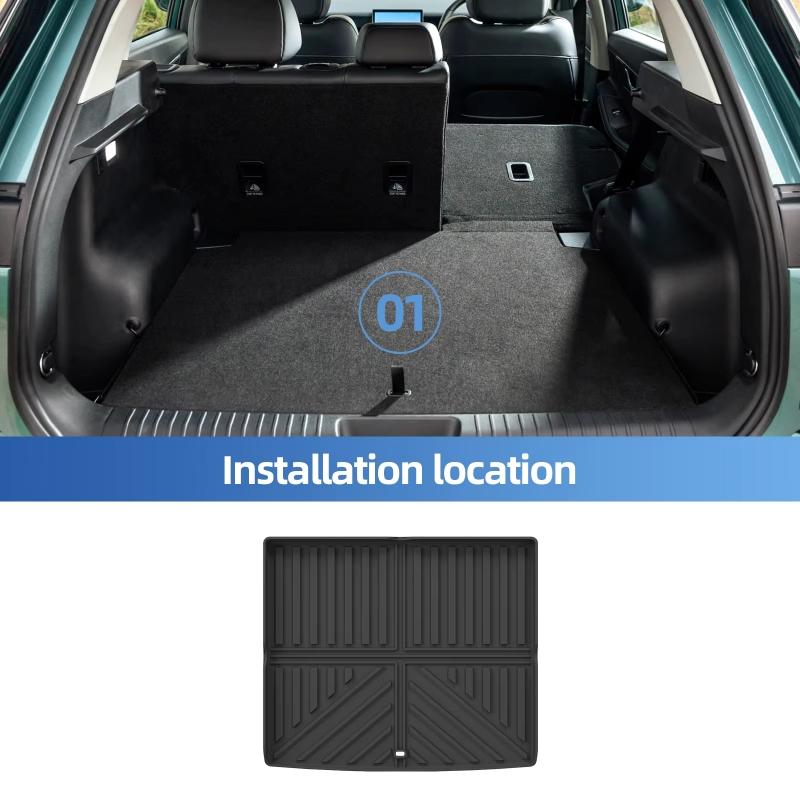 Right Drive For Chery JAECOO J5 EV 2025 2026 TPE Front Trunk Mat All Weather Rear Trunk Pads Cargo Liner Floor Liner Trunk Cover