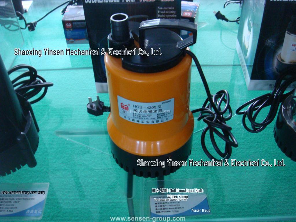 Sensen HQS-4000 Pompe Submersible pour Aquarium & HQS-4200 Pompe à Eau Magnétique pour Bassin à Fruits de Mer