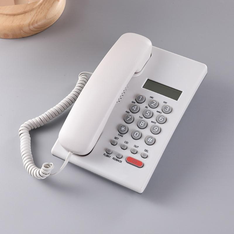 Kabelgebundenes Festnetztelefon Festnetz-Schreibtisch-Festnetztelefon Geräuschunterdrückung Anrufe Geeignet für Zuhause Hotel Büro