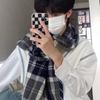 Scarf Men's Winter 1116 New Plaid Boyfriend Gift Shawl Women's Versatile Couple Warm Scarf Accessories