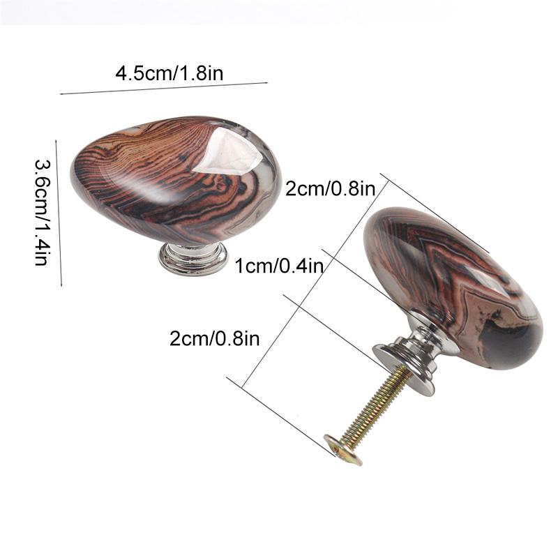 1 τεμάχιο ντουλάπι ανθεκτικό φυσικό ακατέργαστο πέτρα DIY αχάτη πέτρα συρτάρι τραβά λαβή πόρτα έπιπλα μονής τρύπας